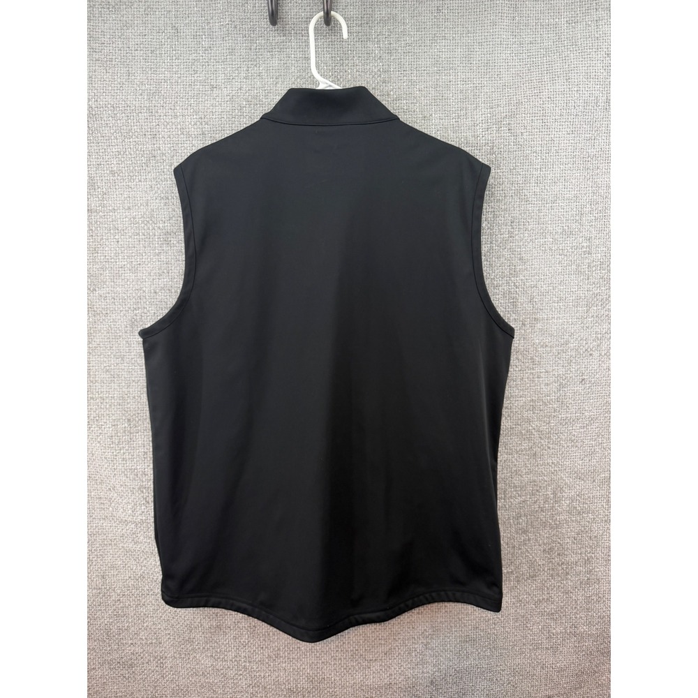 Walter Hagen 11 Majors Mens XL Black Full Zip Golf Vest HydroHalt MGA36050 NWT - Picture 3 of 9